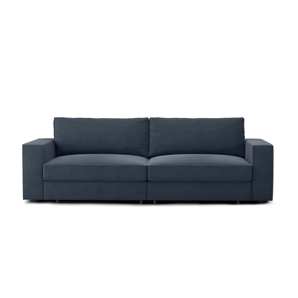 Infinity Navy Velvet Convertible Sofa Bed