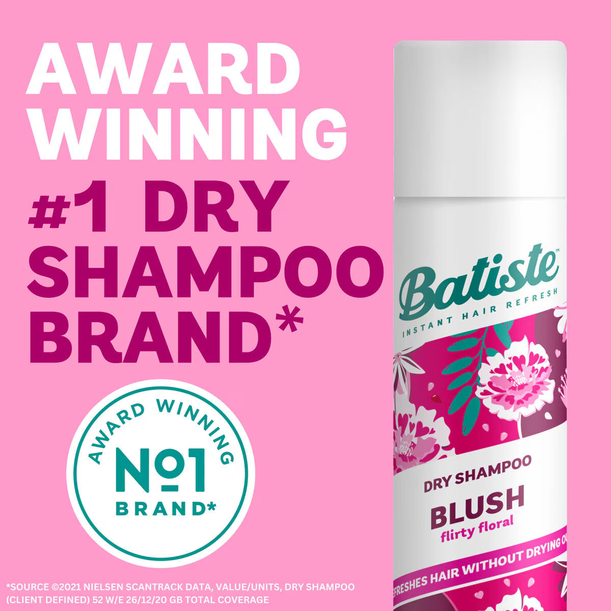 Blush Dry Shampoo, 6 X 350Ml