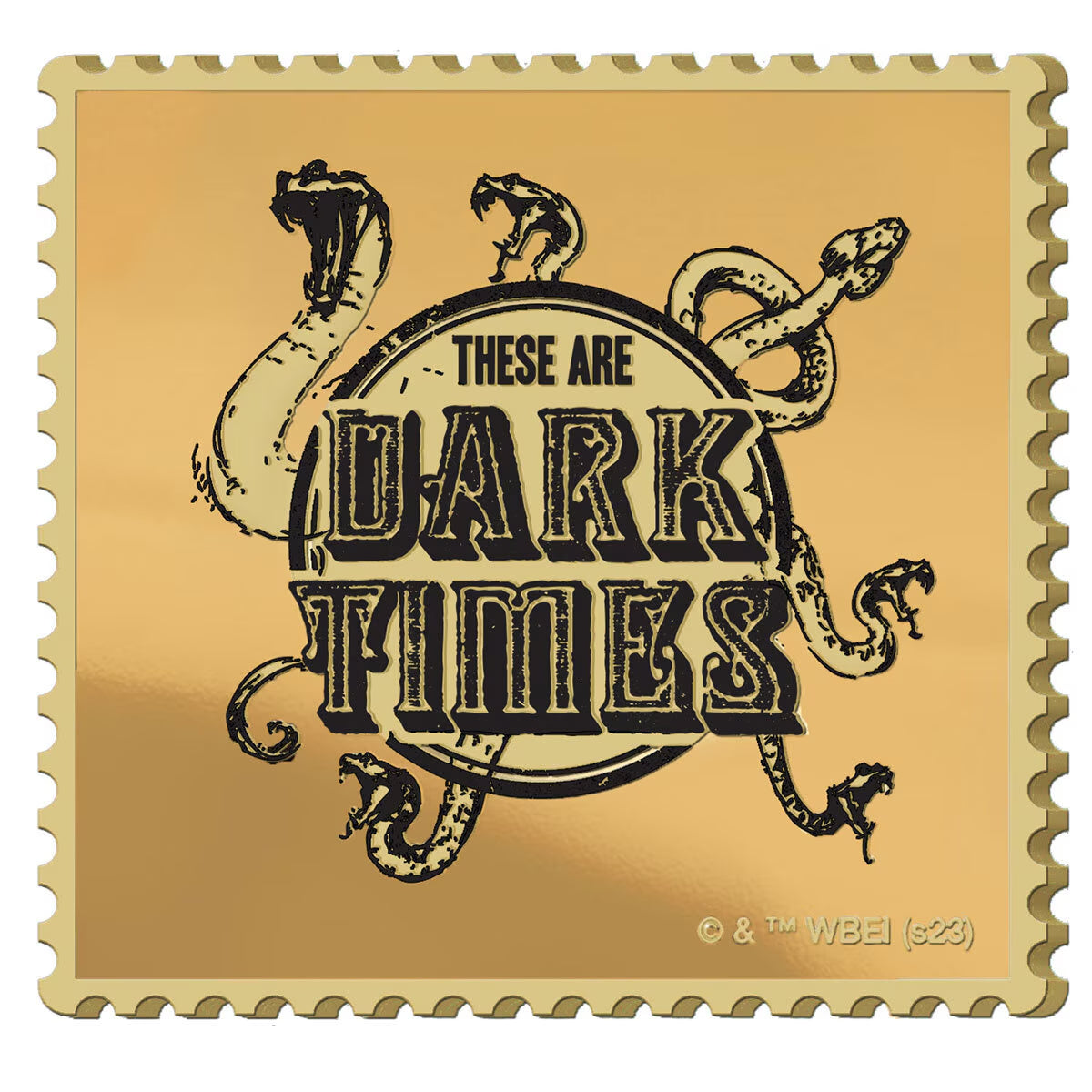 Official Harry Potter Gold Ingot Collectable Stamps, by Royal Mail