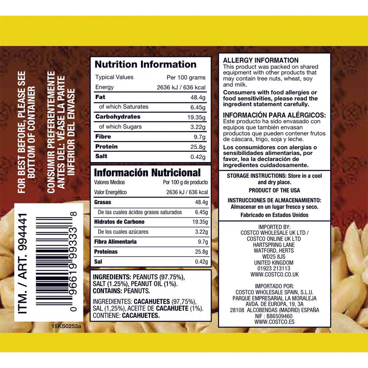 Super Extra-Large Roasted & Salted Peanuts, 1.13Kg