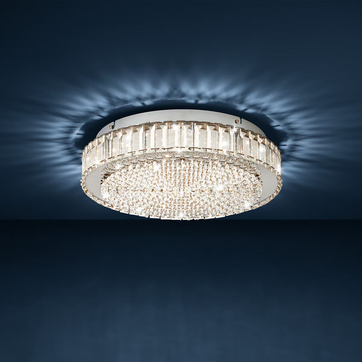 Balparda Ceiling Light 410Mm in Crystal Chrome