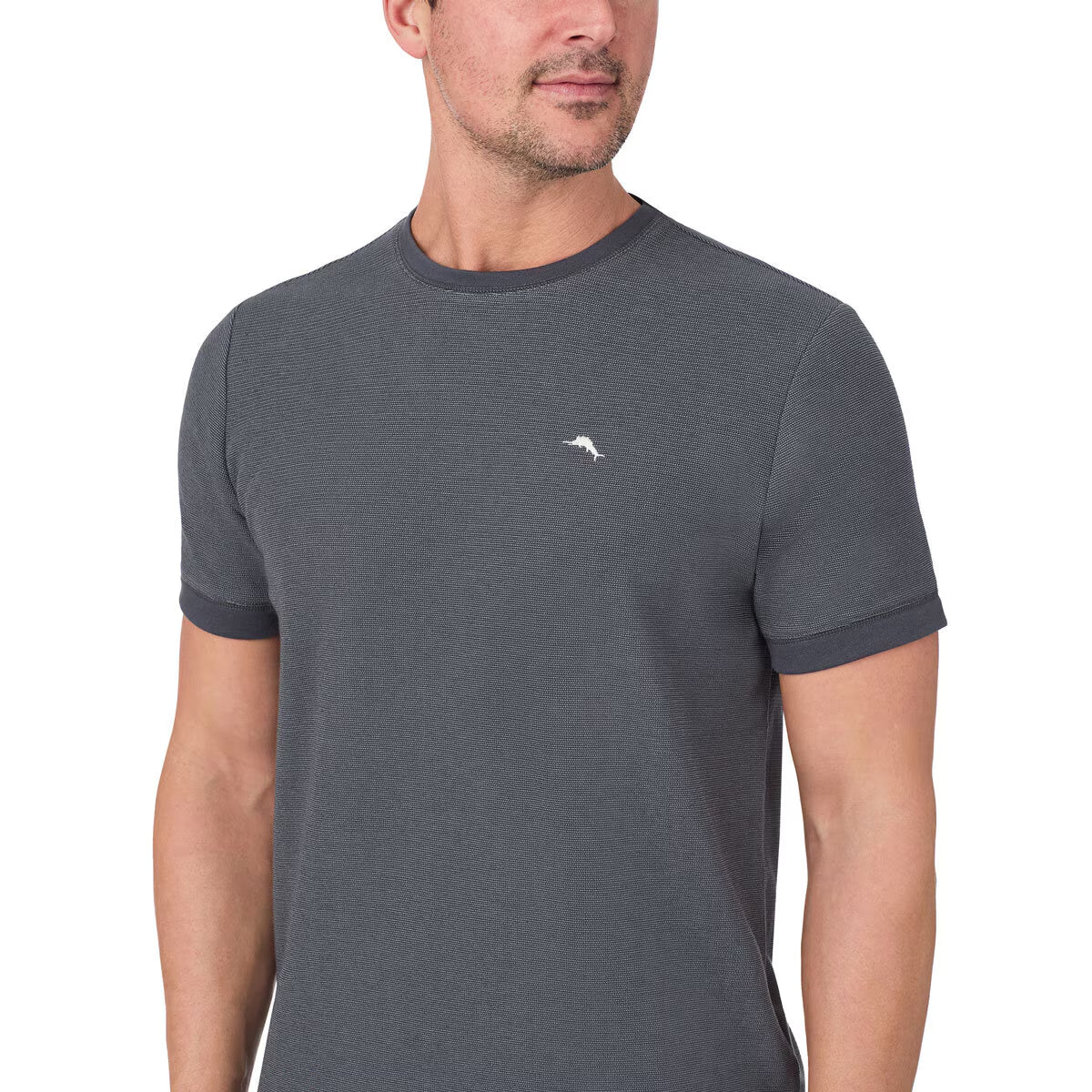 Men'S Knit Lounge Set in Charcoal