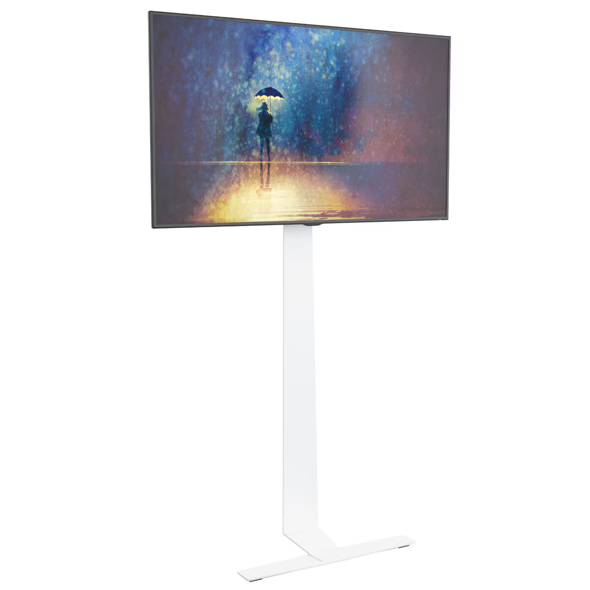 Kelso against the Wall TV Stand for Tv'S up to 80" in White