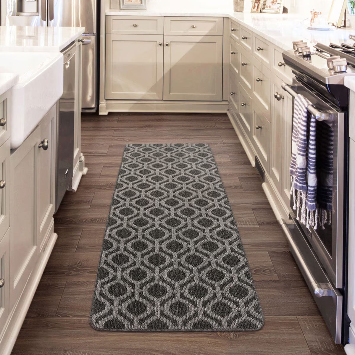 Black Fog Accent Floor Runner, 60 X 183 Cm