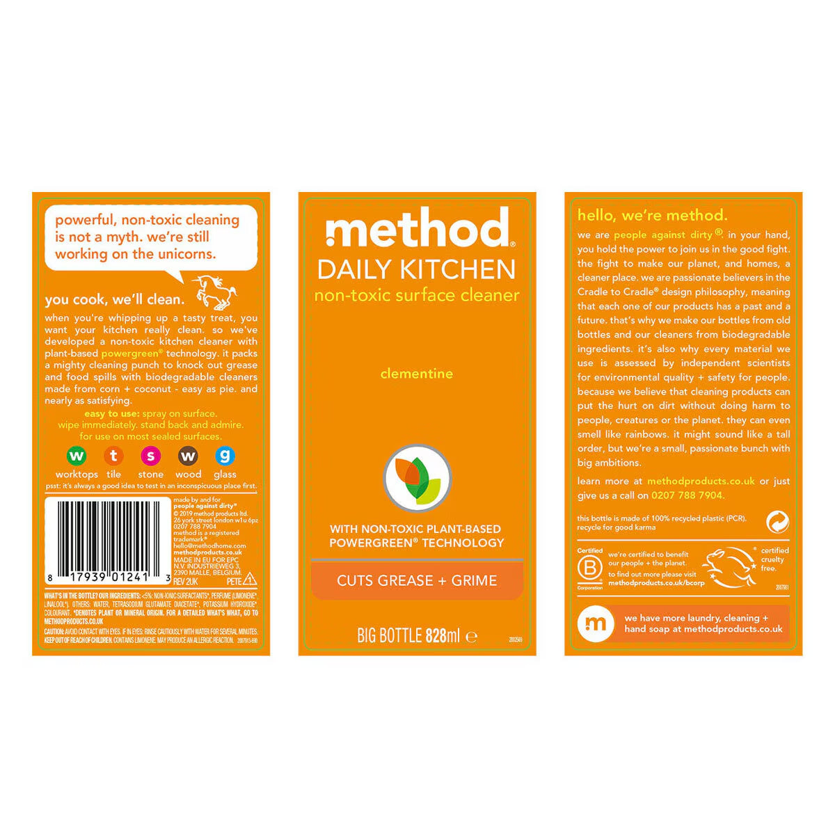 Method Mixed Pack Spray, 3 X 828Ml