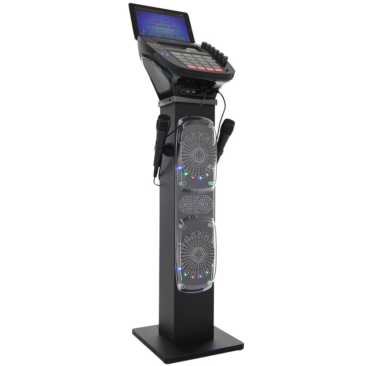 Bluetooth Pedestal Karaoke System with Light Effects, EKS878BT