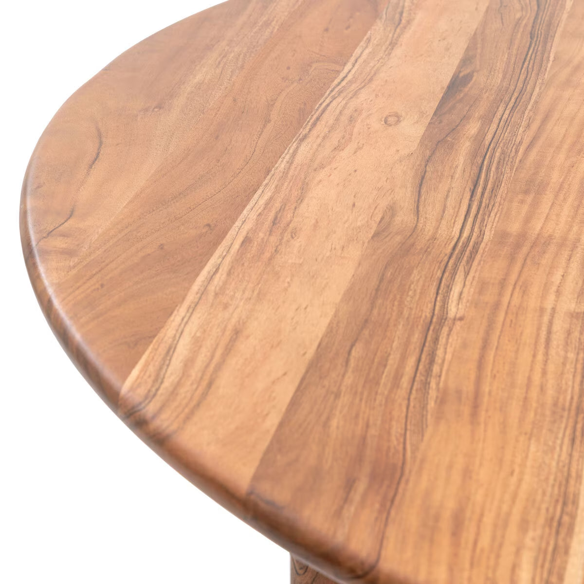 Borden Acacia round Dining Table, Seats 4