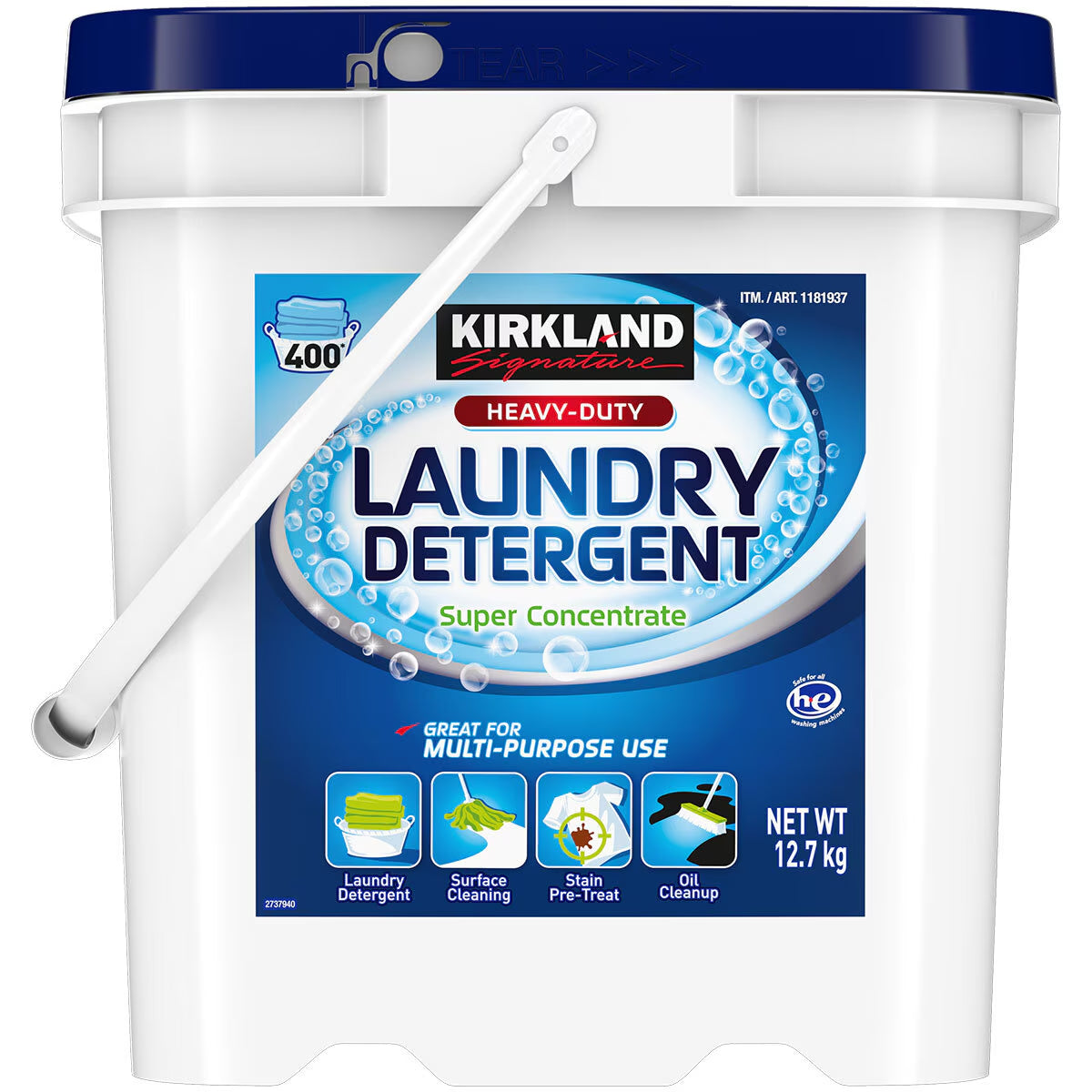 Super Concentrate Laundry Powder, 12.7Kg