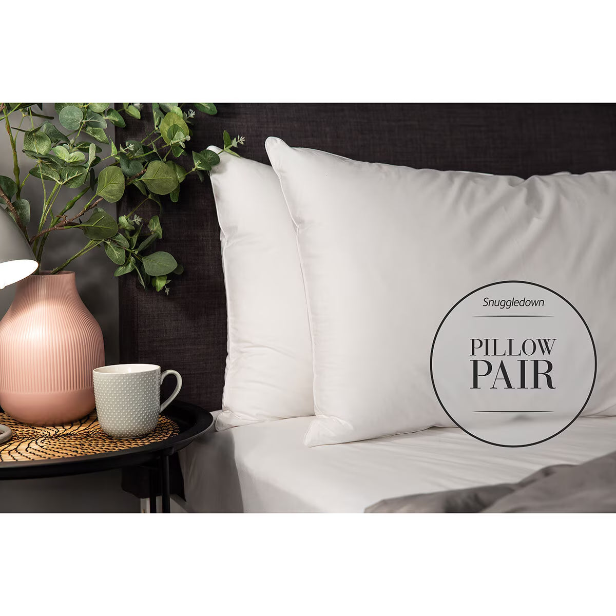 Soft as down Pillow, 2 Pack