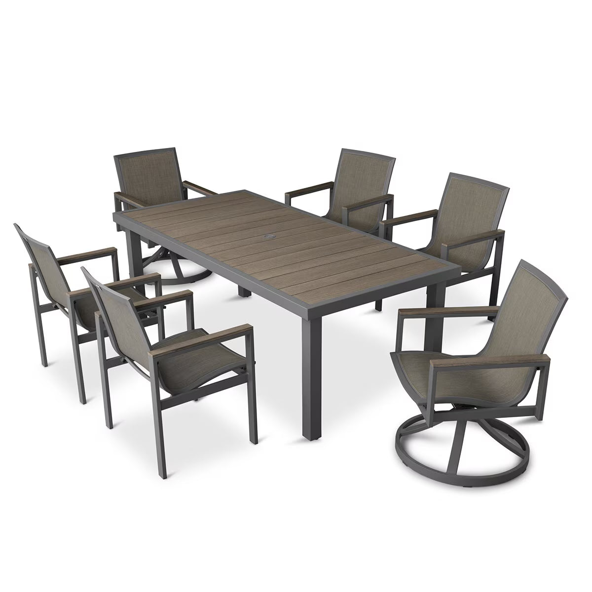 Maricopa 7 Piece Sling Dining Set + Cover