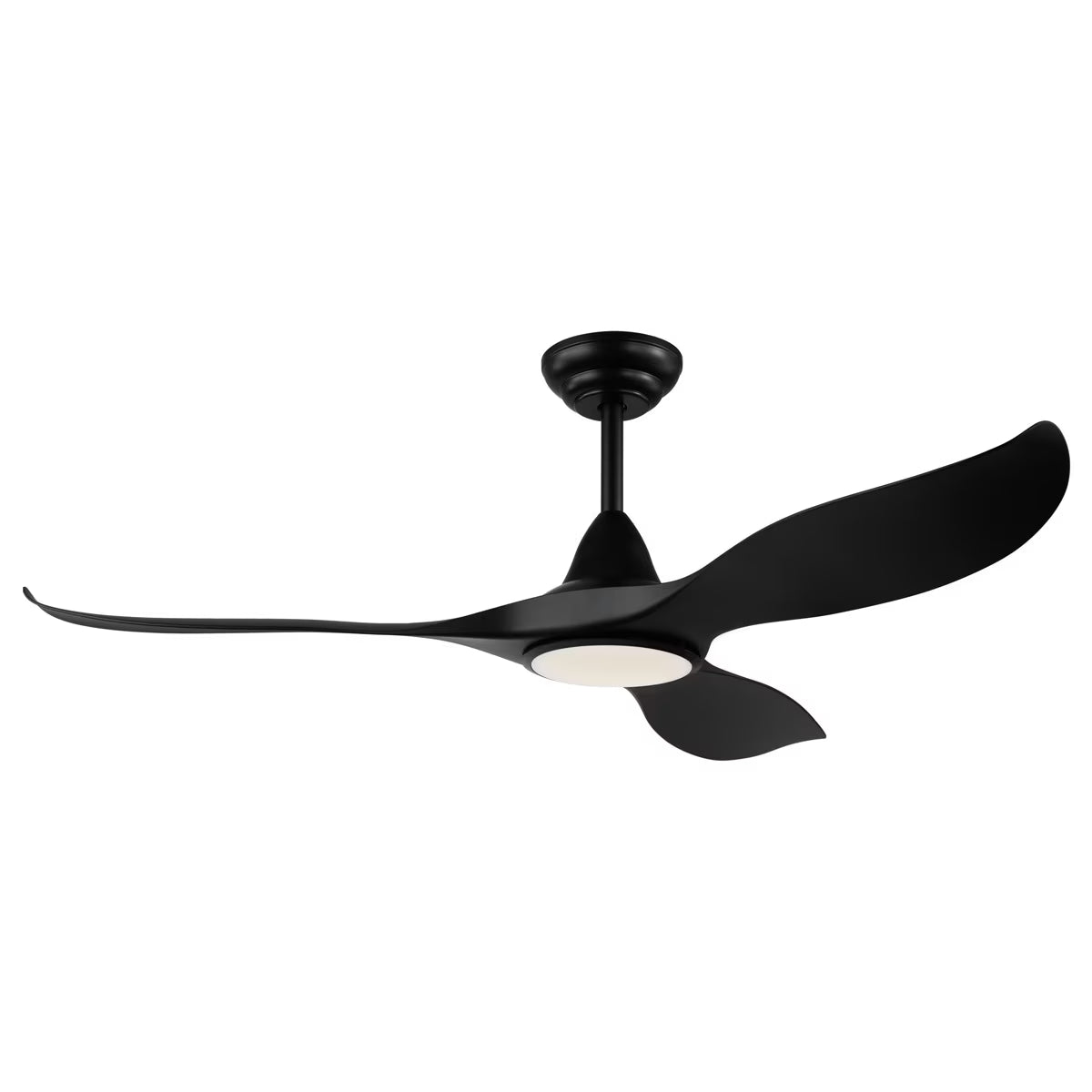 Cirali 3 Blade Ceiling Fan with DC Motor and LED Light in White