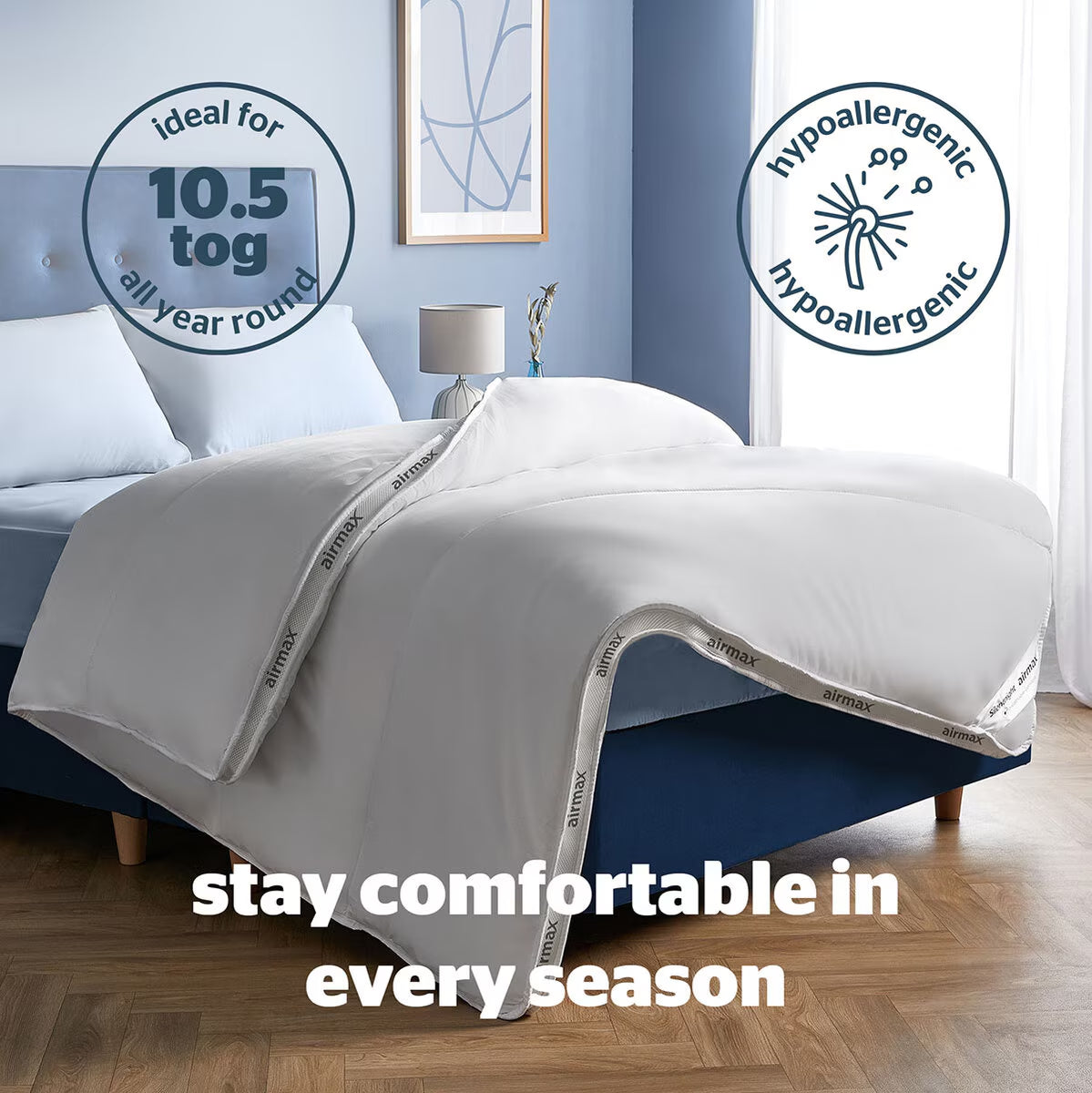Airmax 10.5 Tog Duvet, Single