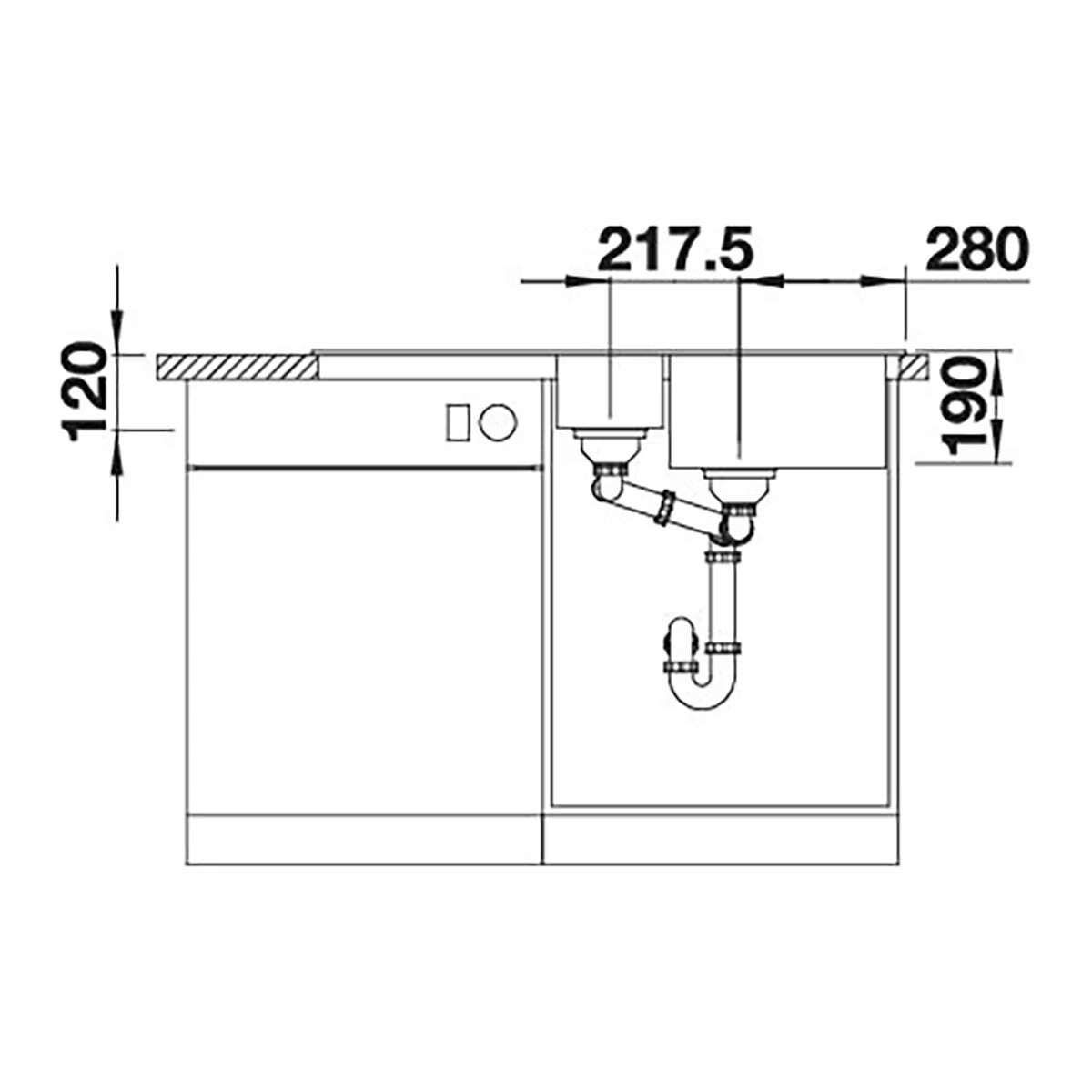 Silgranit Sink and Chrome Tap Set