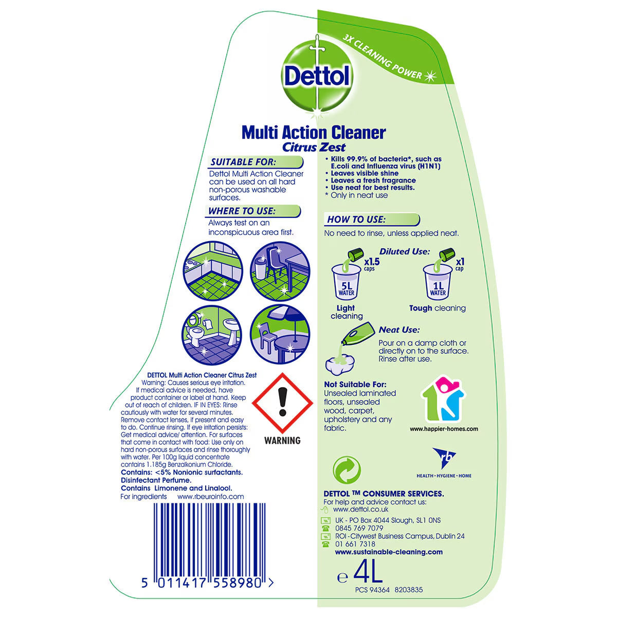 Multi Action Cleaner, 4L