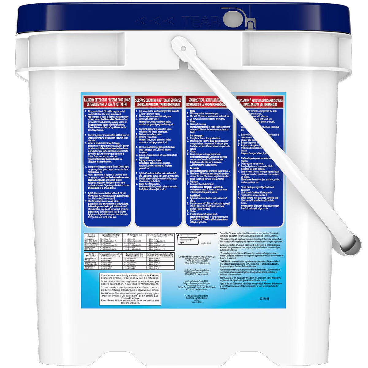 Super Concentrate Laundry Powder, 12.7Kg