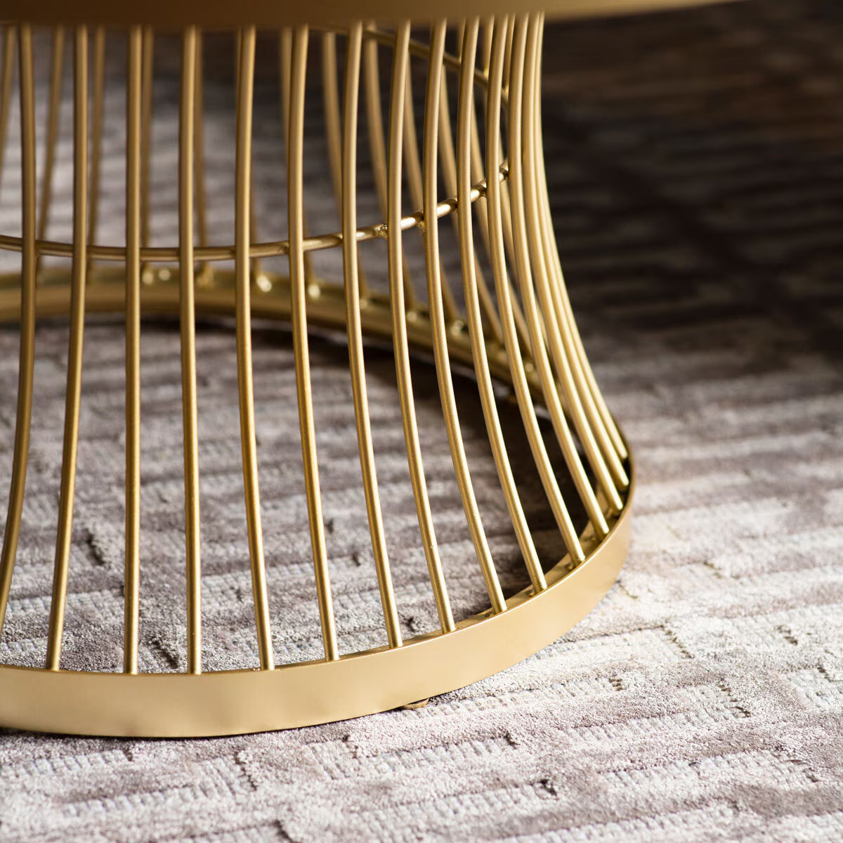 Pickford Champagne Marble Top Coffee Table