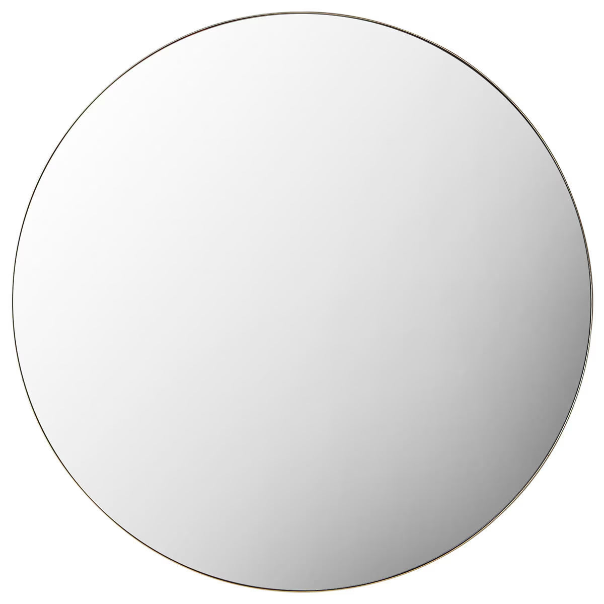 Hayle Champagne round Mirror, 100Cm