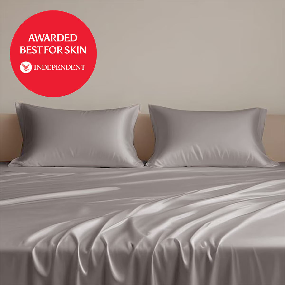 Luff 700 Thread Count 100% Organic Bamboo Pillowcases 2 Pack White