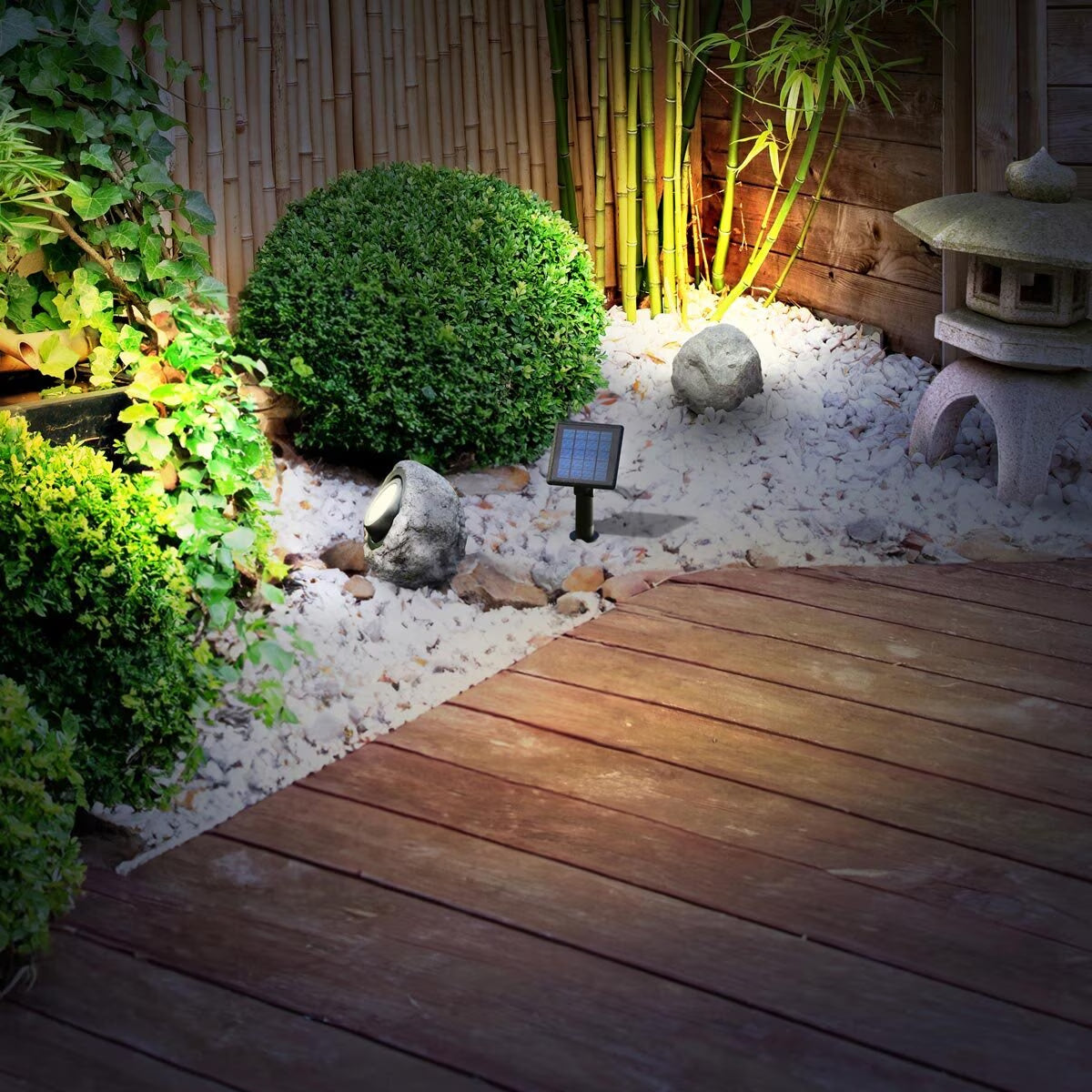 Koda Solar LED Rock Spotlights, 2 Pack
