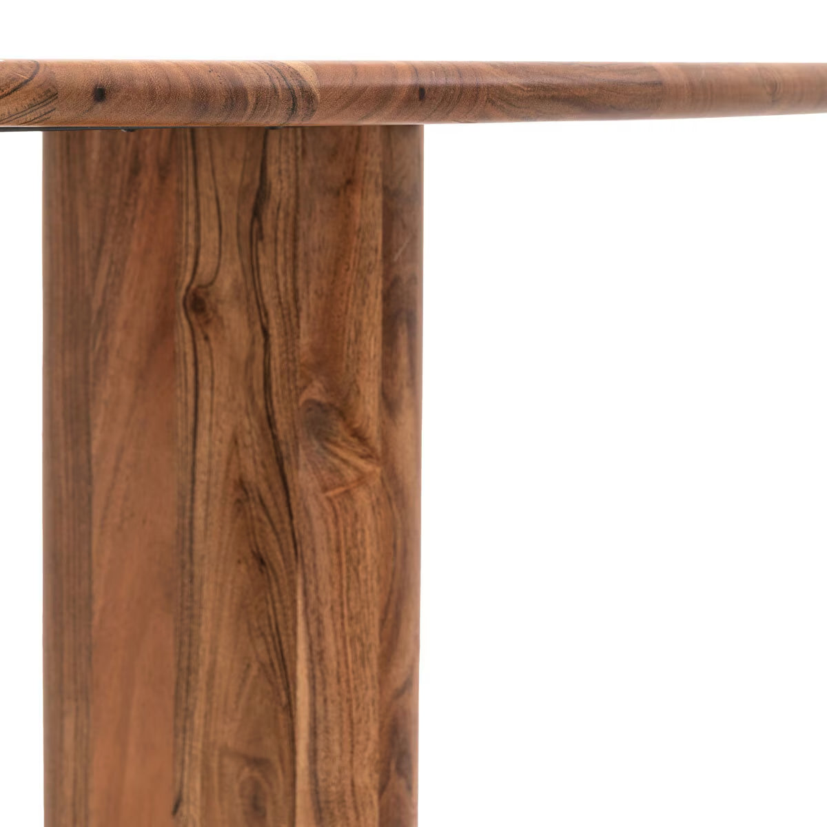 Borden Acacia round Dining Table, Seats 4