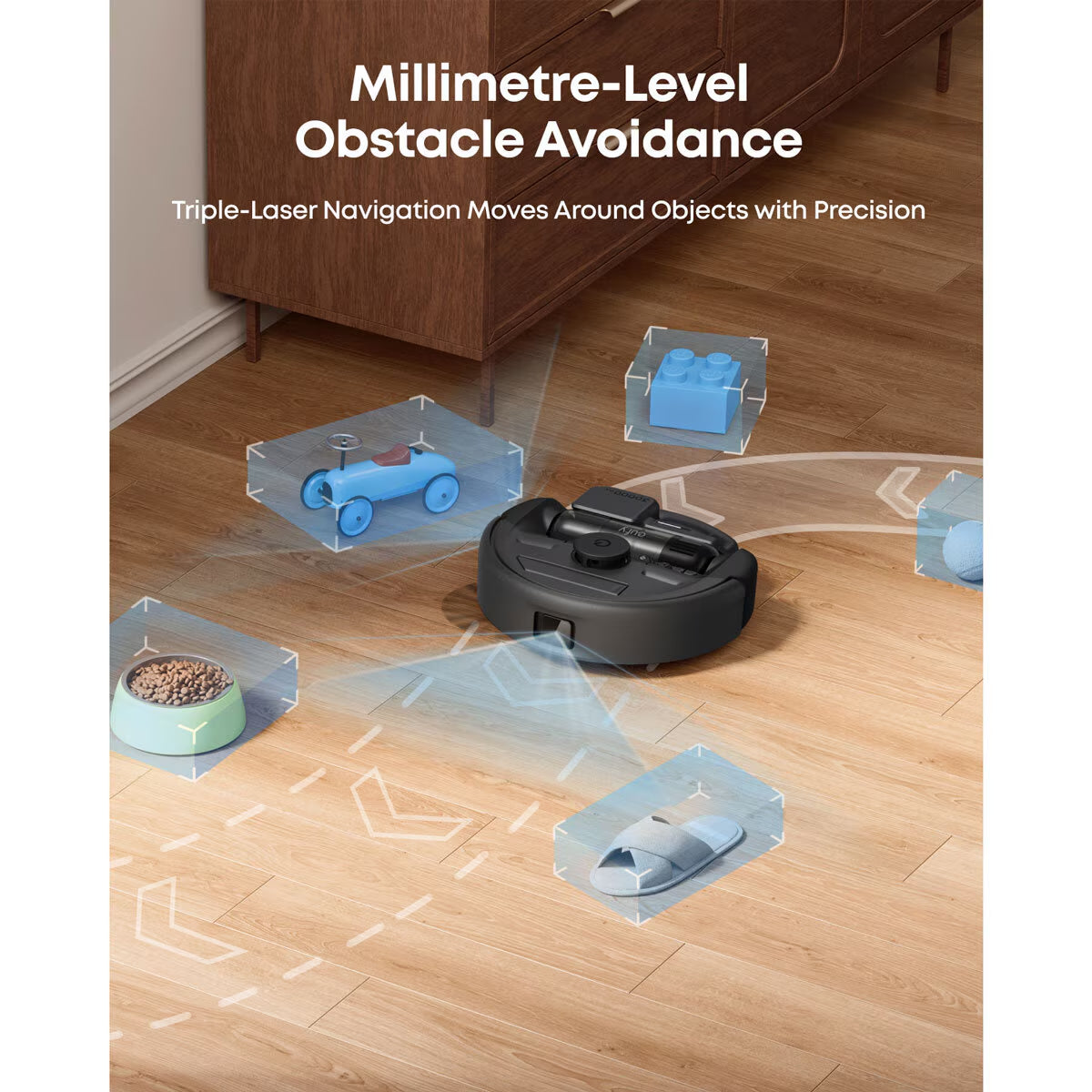 Robot Vacuum 3-In-1 E20 with Handheld Vacuum, Stick Vacuum and Auto-Empty Station, T2070G10
