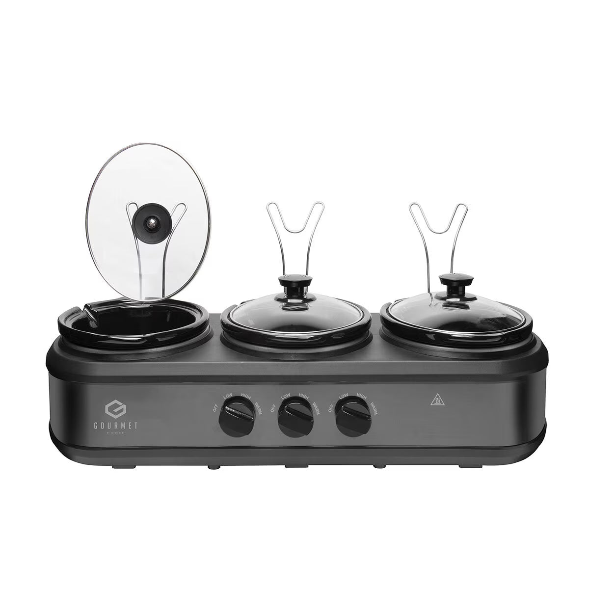 Sensiohome Gourmet Triple Slow Cooker 7.1L