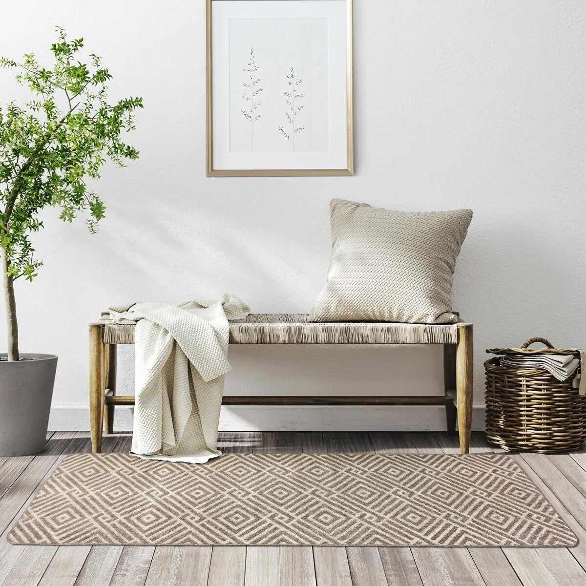 Black Fog Accent Floor Runner, 60 X 183 Cm