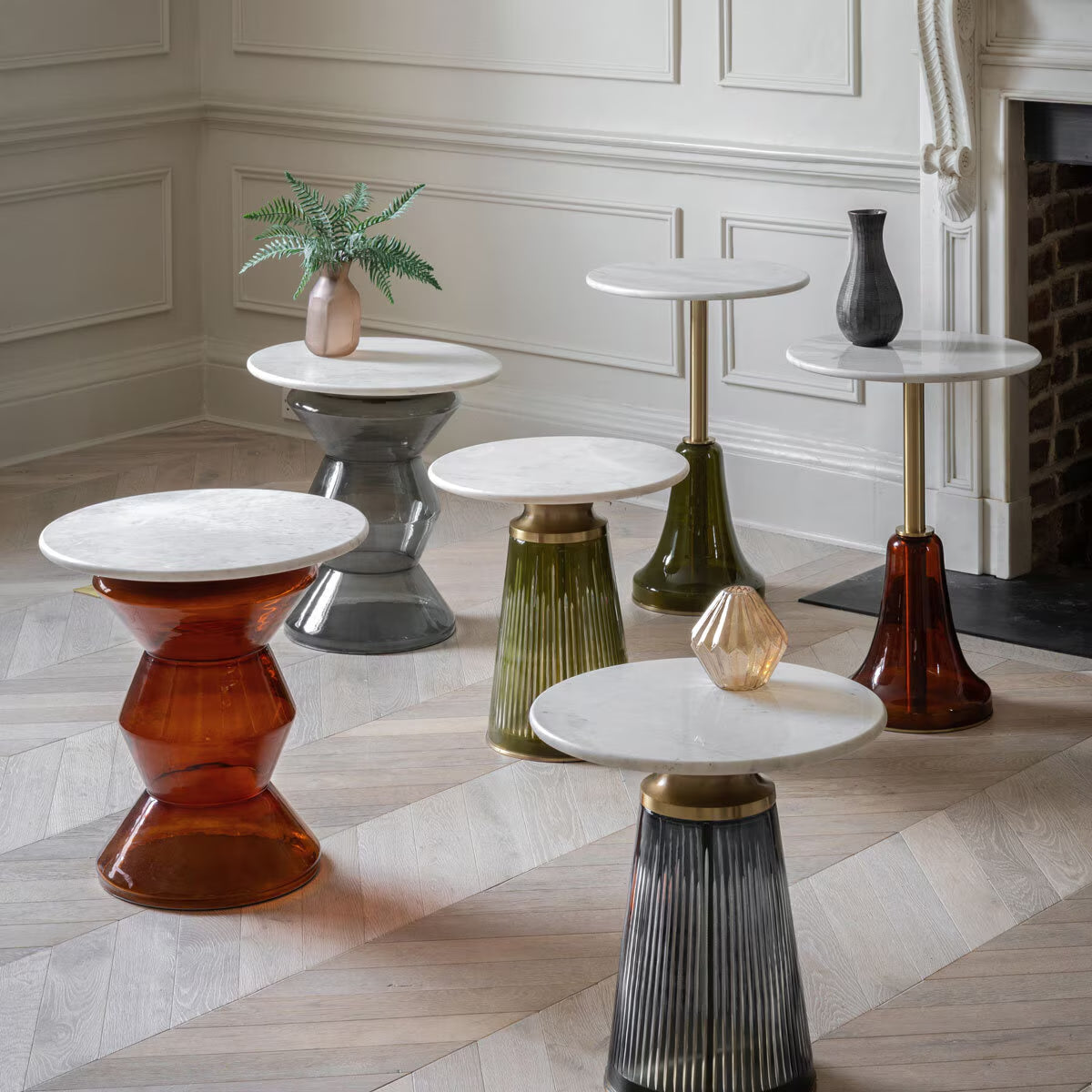 Bilbao Green Side Table