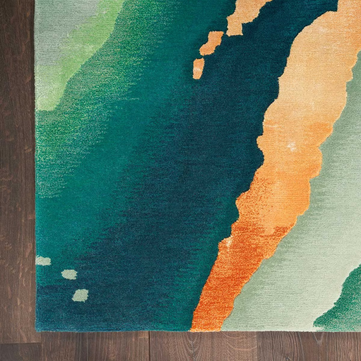 Prismatic Emerald Rug, 168 X 226 Cm