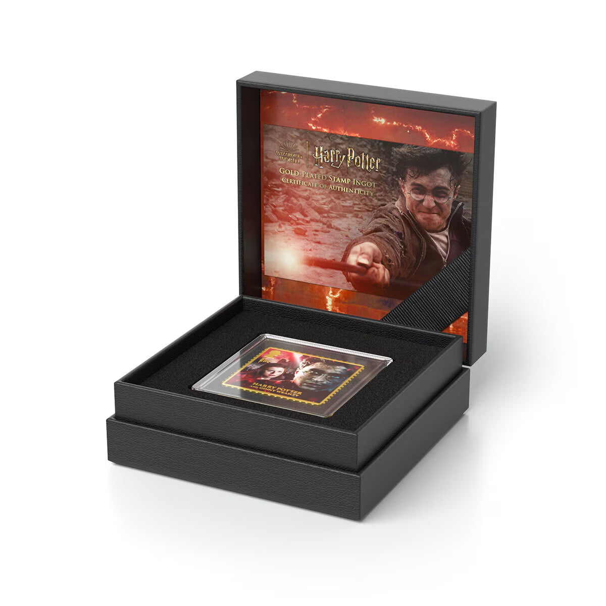Official Harry Potter Gold Ingot Collectable Stamps, by Royal Mail