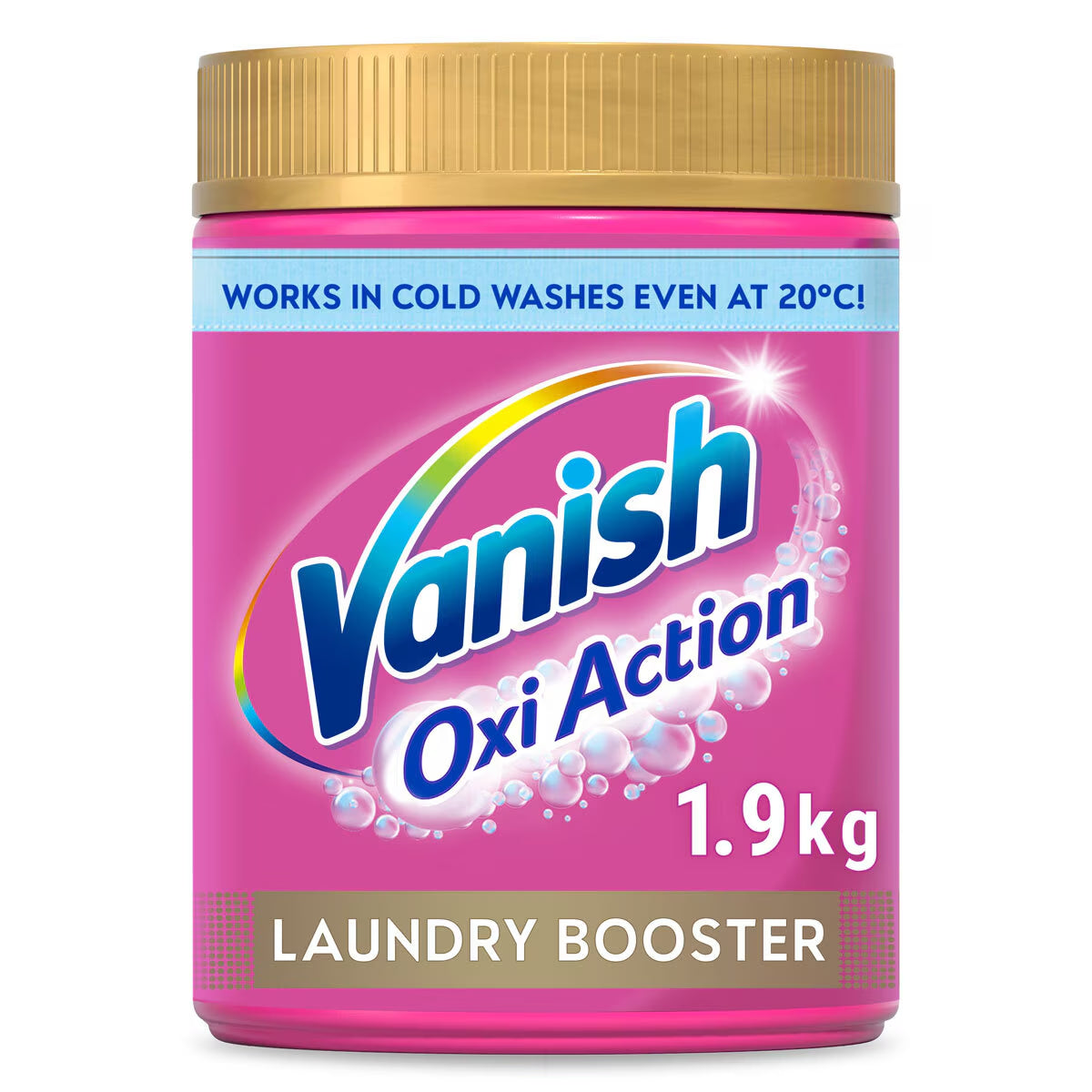 Gold Oxi Action Powder Fabric Stain Remover, 1.9Kg