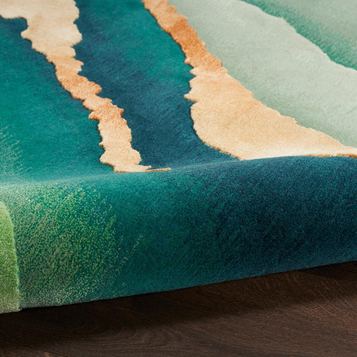 Prismatic Emerald Rug, 168 X 226 Cm