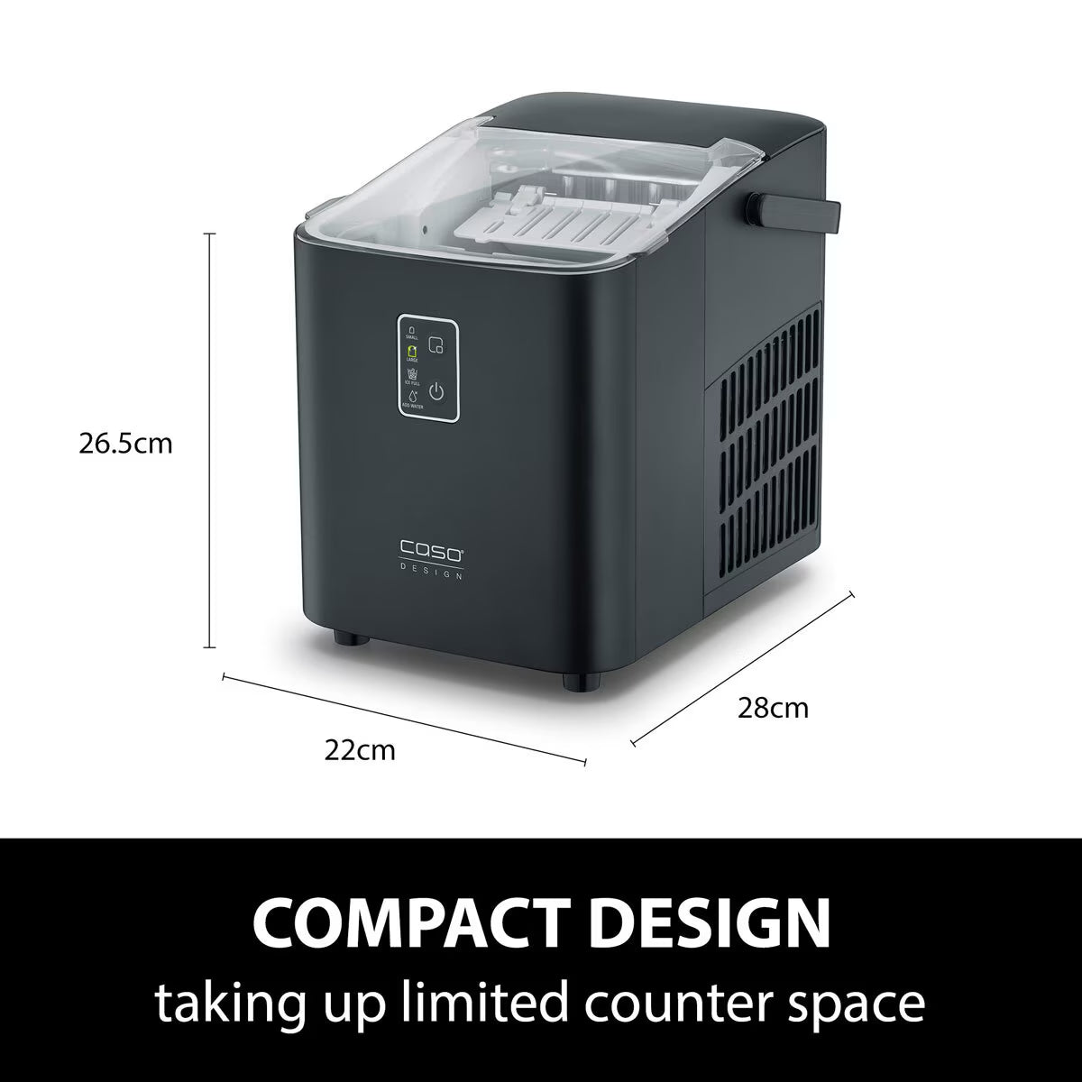 Icechef Compact Ice Cube Maker