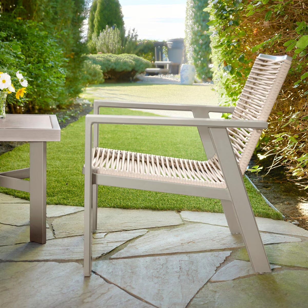 Canyon 5 Piece Small Space Wicker Set + Cover
