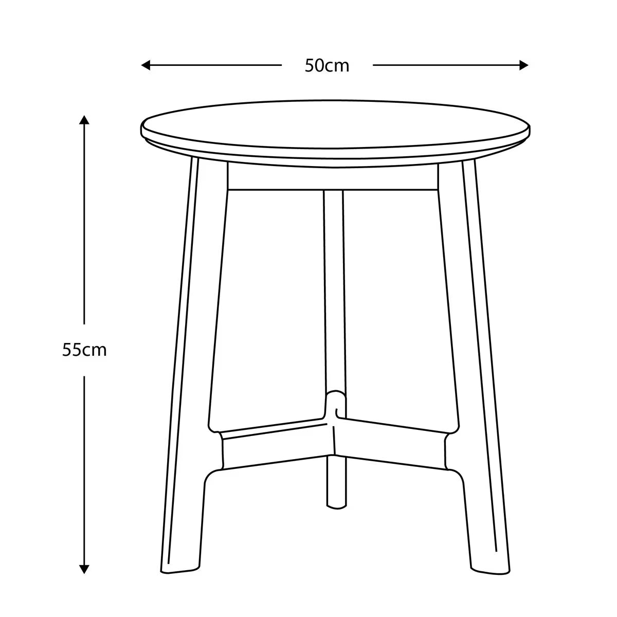 Barcelona White Marble Top Side Table