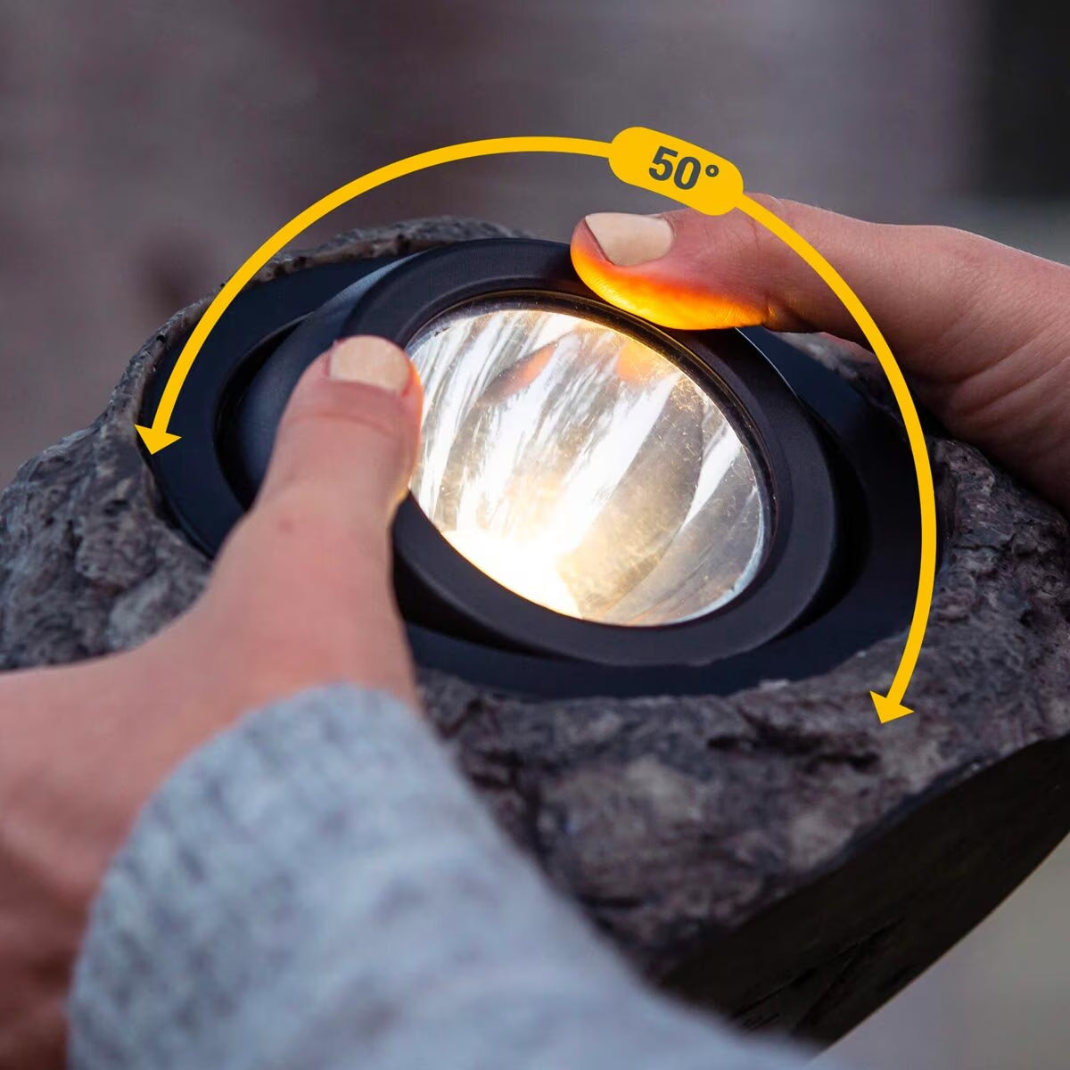 Koda Solar LED Rock Spotlights, 2 Pack