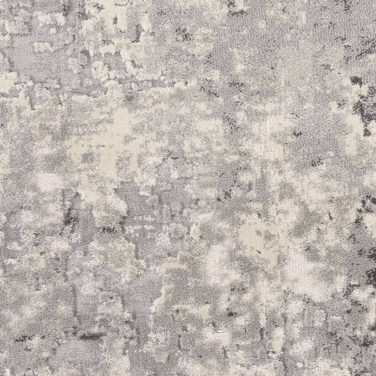 Rustic Textures Mottled Grey Runner, 66 X 236 Cm