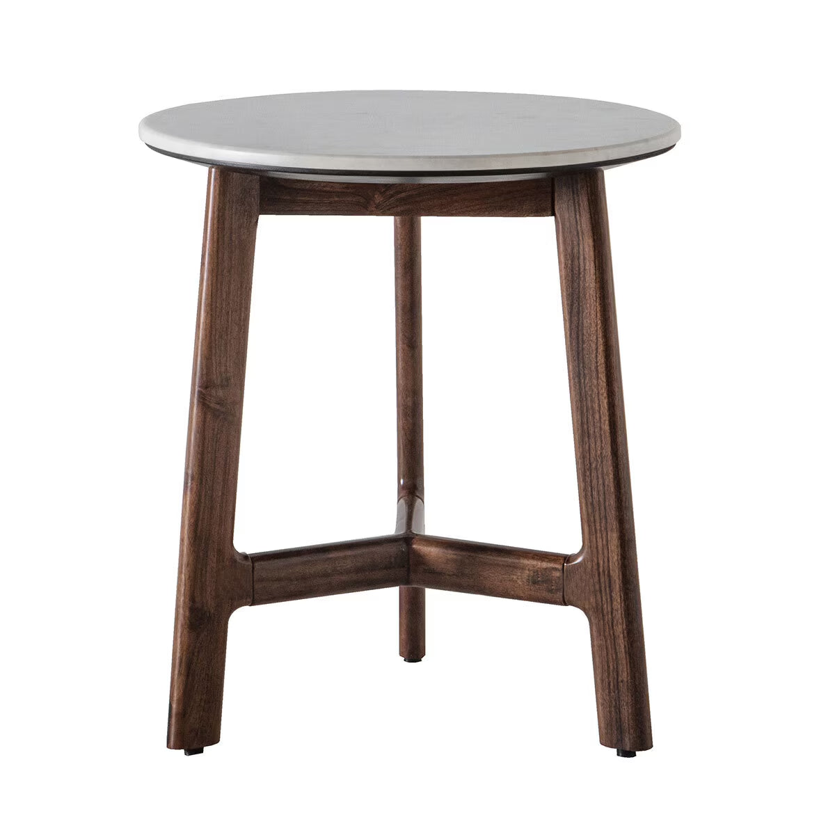 Barcelona White Marble Top Side Table