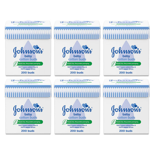 Cotton Buds, 6 X 200 Pack