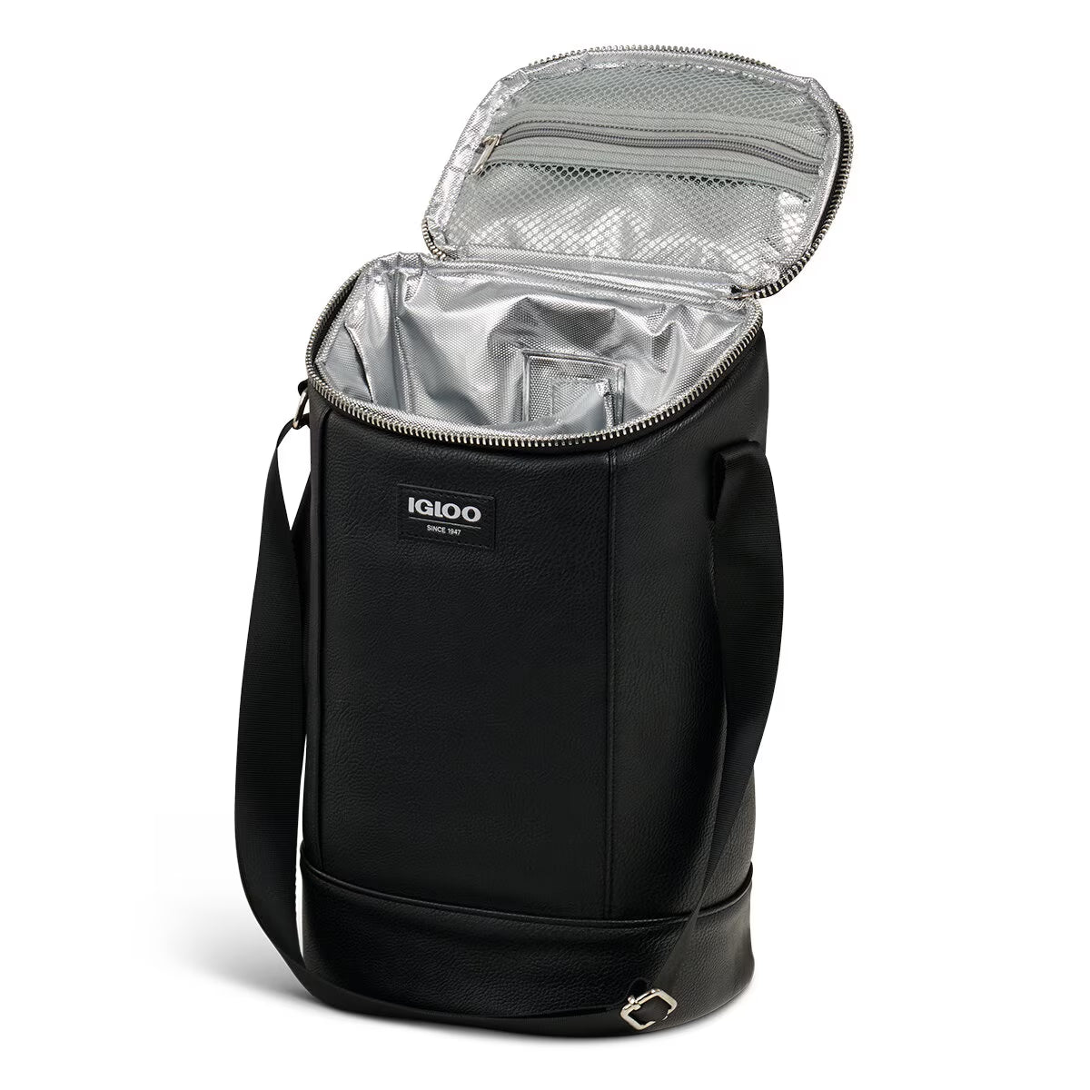 Luxe Cooler Tote Bag in Black