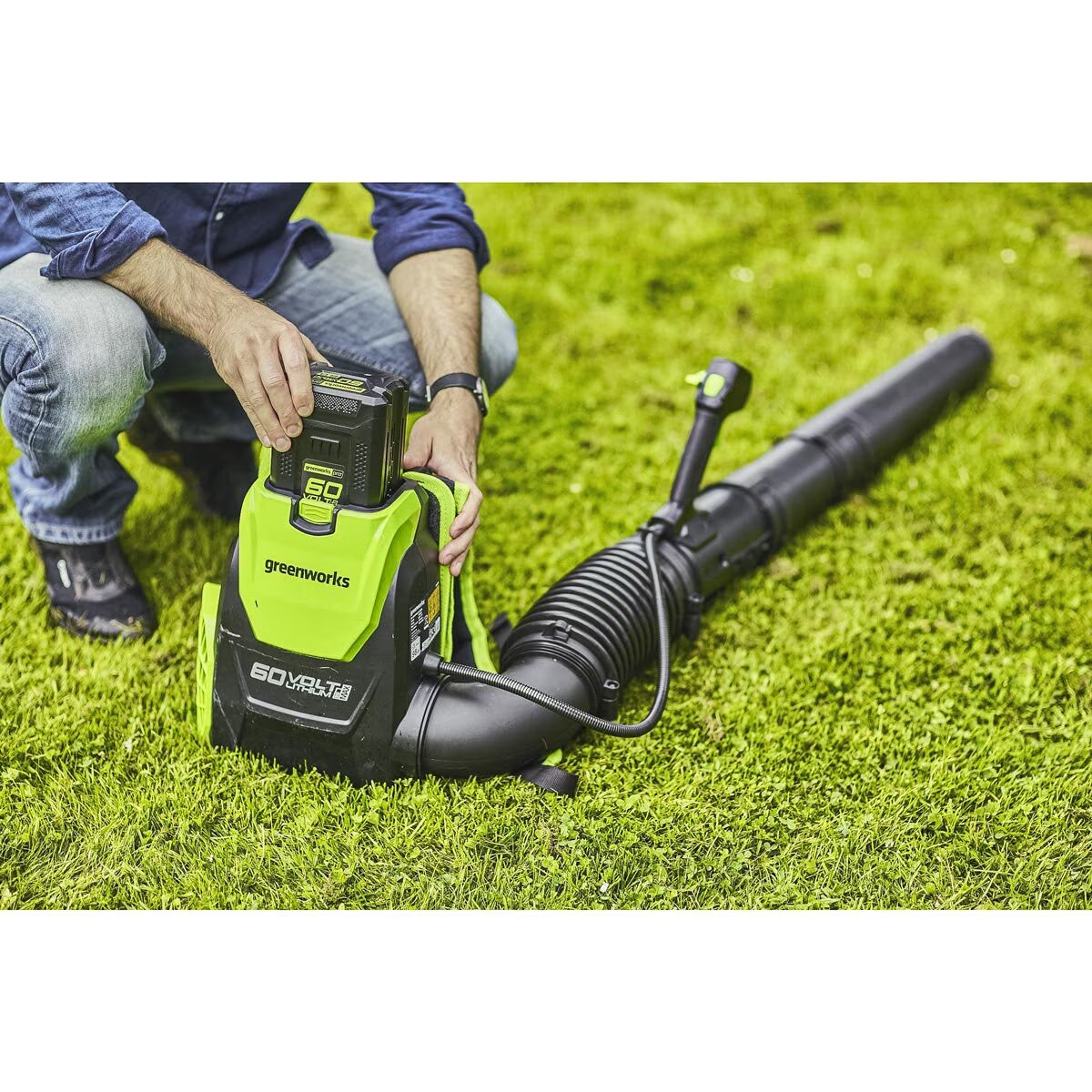 60V Backpack Leaf Blower (Tool Only) - Model GWGD60BPB