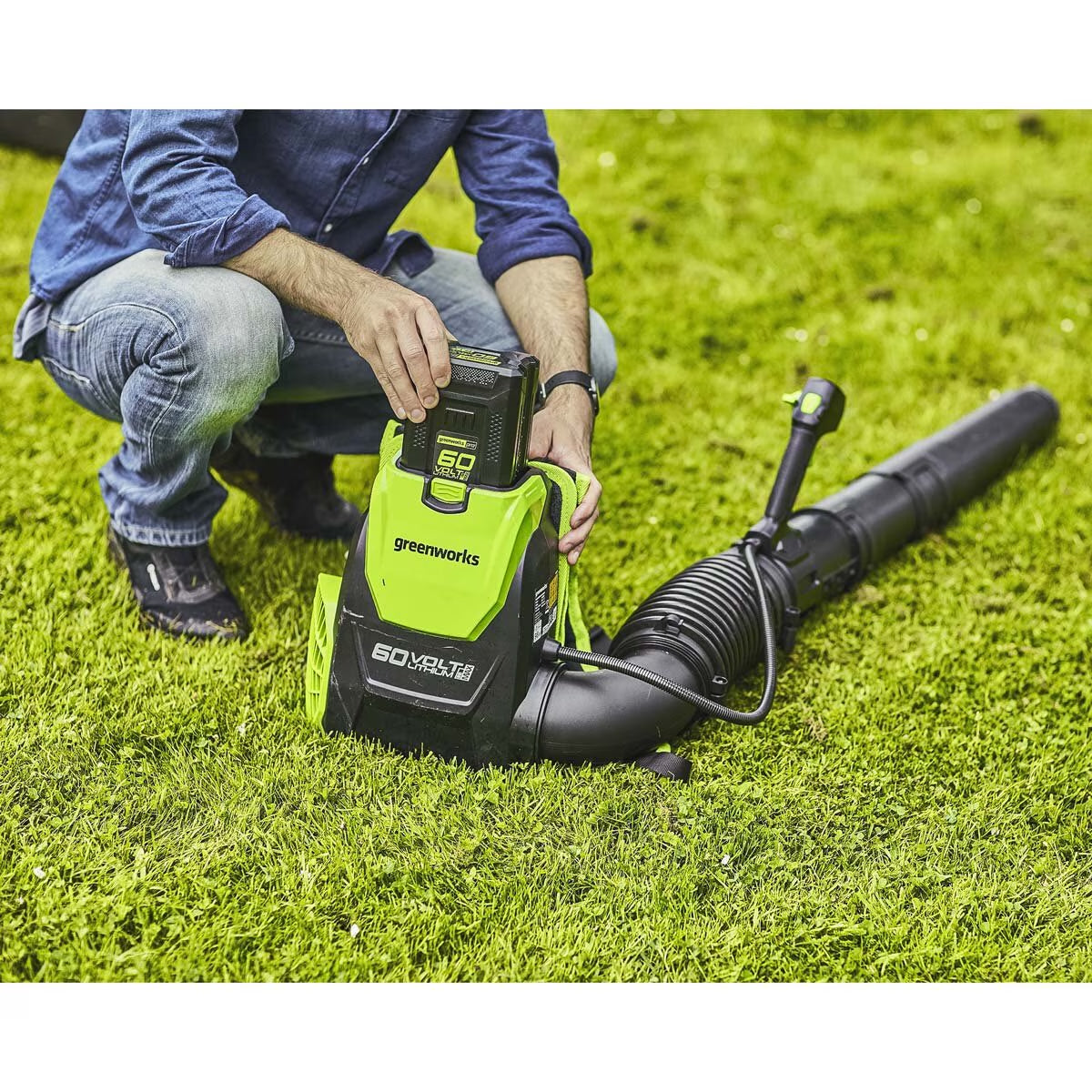60V Backpack Leaf Blower (Tool Only) - Model GWGD60BPB