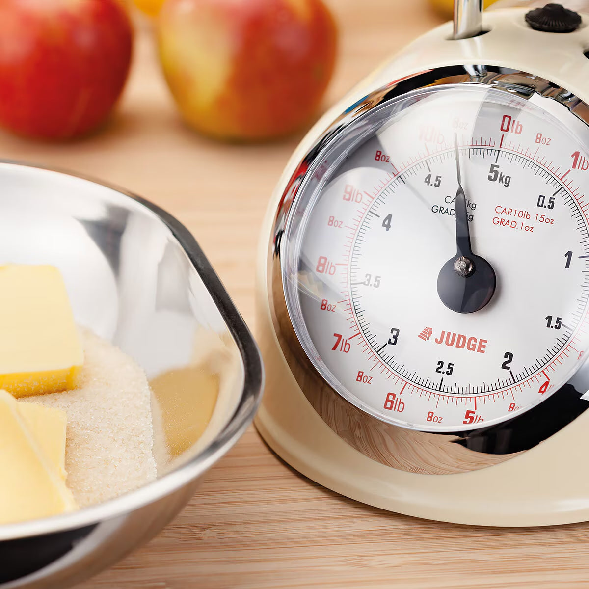 Traditional Kitchen Scale in Cream
