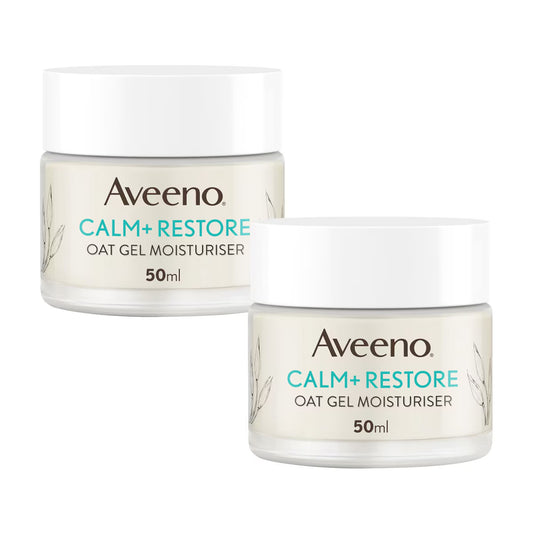 Calm & Restore Oat Gel Moisturiser, 2 X 50Ml