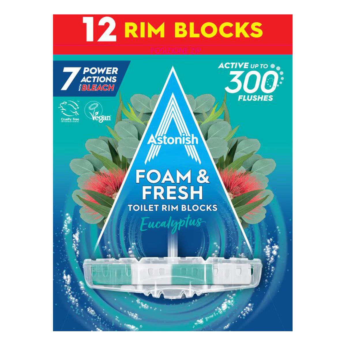 Toilet Rim Blocks, 12 Pack