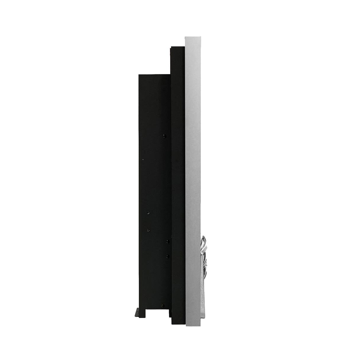 Ember Inset Electric Fire in Chrome, 2Kw