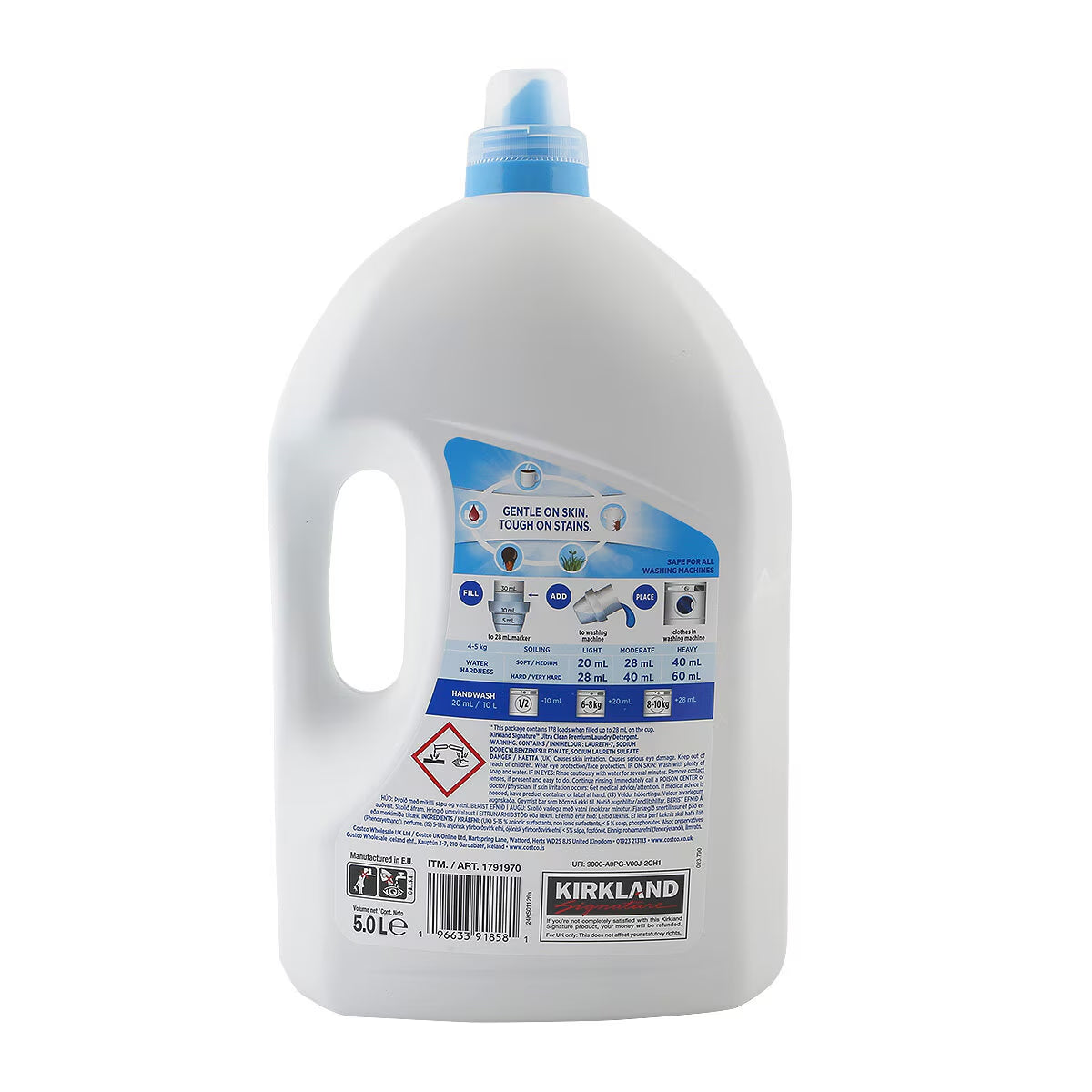 Ultra Clean Non Bio Laundry Liquid, 5L (178 Wash)