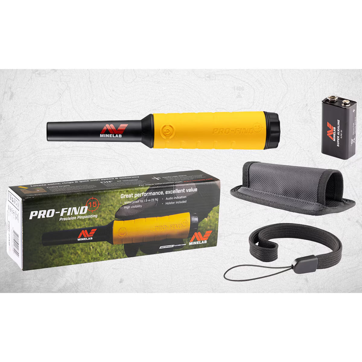 Go Find 44 Metal Detector Bundle - Includes Pro-Find 15 Pinpointer
