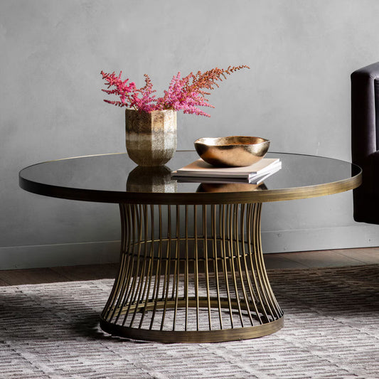 Pickford Bronze Glass Top Coffee Table