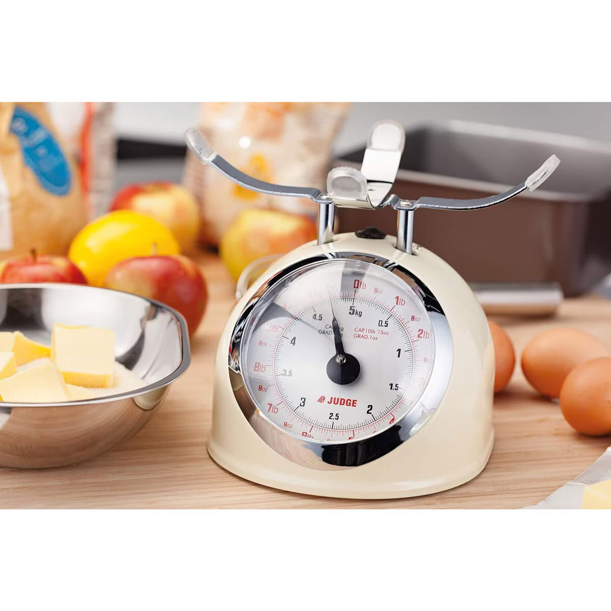 Traditional Kitchen Scale in Cream
